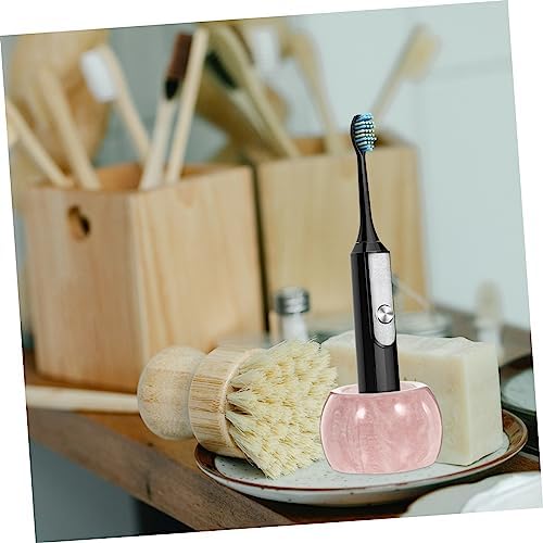 Sturdy and elegant 2Pcs Marbled Toothbrush Rack for Household Use