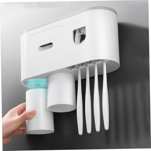 Wall-Mounted Toothpaste Dispenser for Efficient Use