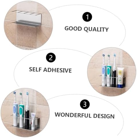 Stainless Steel Toothbrush Holder with Slots