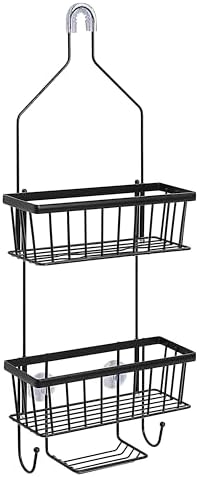 Stylish Functional SunnyPoint Bathroom Caddy Over the Shower Head