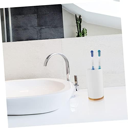 Ceramic Toothbrush Holder Multipurpose Tumbler for Bathroom Home Use