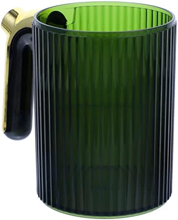 Elegant Handle Travel-Friendly Bathroom Toothbrush Cup for Home Bath