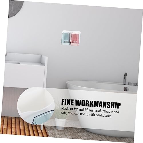Space-Saving Wall-Mounted Toothbrush Holder for Bathroom Storage