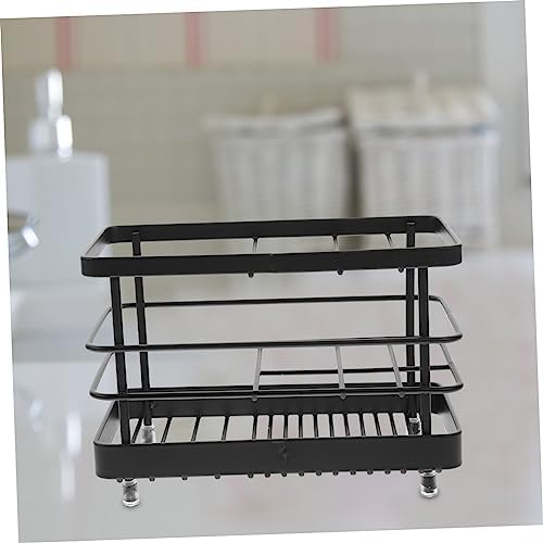Iron Toothpaste Bracket for Bathroom Storage and Display
