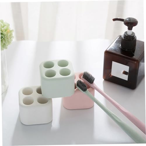 Durable White Mini Diatomite Toothbrush Stand