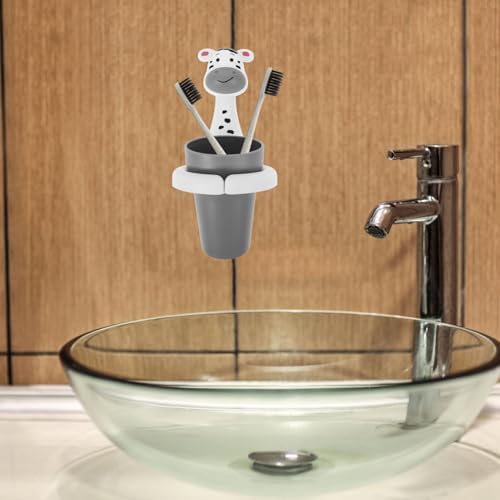 Elegant Wall-Mounted Toothbrush Holder for Boys Girls