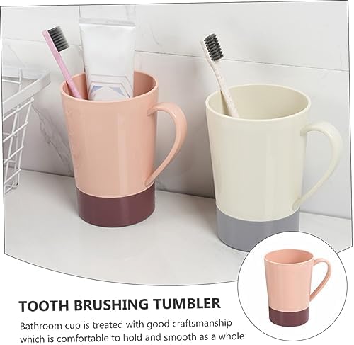 Stylish 4-Pack Reusable Toothbrush Holder Cups for Travel Camping