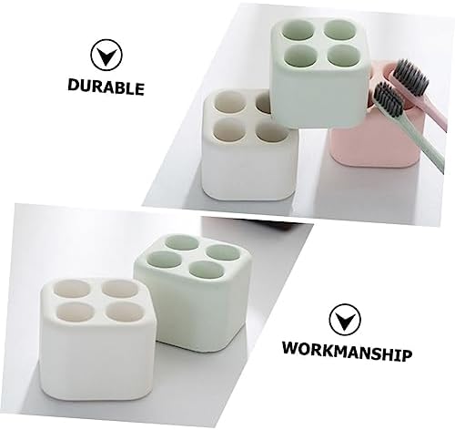 Durable White Mini Diatomite Toothbrush Stand