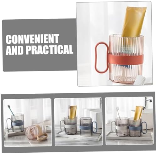 Elegant 4-Pack Toothbrush Mouthwash Holder