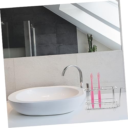 Sturdy Stainless Steel Toothbrush Holder for Bathroom Wall Mount