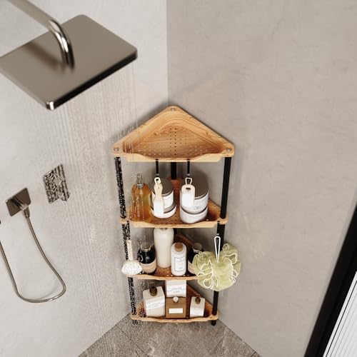 Orimade Rust-Resistant Floor Standing Corner Shower Organizer