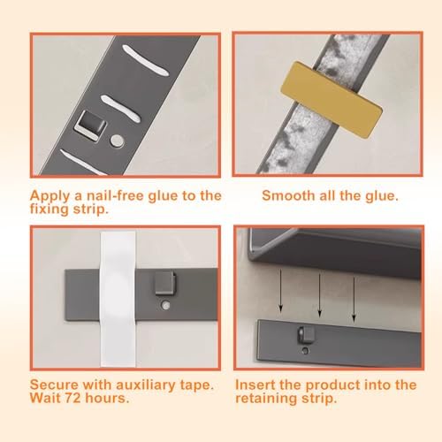 Sturdy Wall-Mounted Shower Caddy for Bathroom Storage