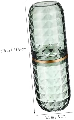 Stylish Dual Function Travel Toothbrush Holder and Mouthwash Cup