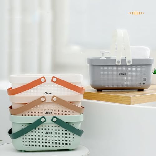 LAIGOO Gray Shower Caddy Basket for Bathroom organize storage