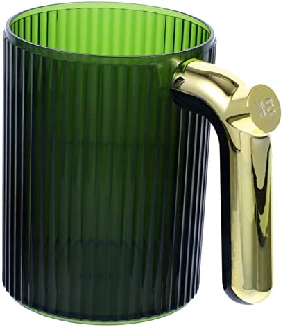 PRETTYZOOM Travel-Sized Gold-Plated Toothbrush Holder