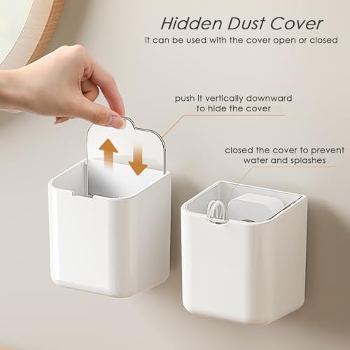 TASEVO Wall-Mounted Toothbrush Keeper