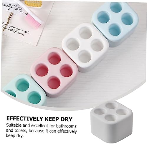 Mini Diatomite White Toothbrush Holder by Holiday YOYO