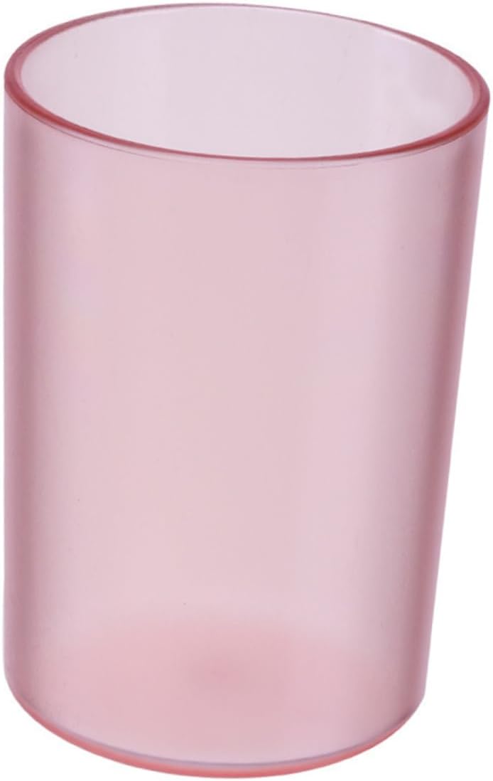 Sturdy Reusable Transparent Toothbrush Cups for Adults Home Bathroom Essentials
