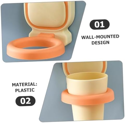 Non-Breakable Wall-Mounted Toothbrush Holder for Boys and Girls