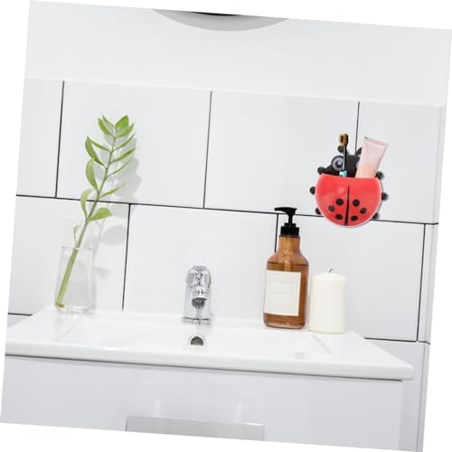 Ladybug Toothbrush Holder Wall Suction Cup