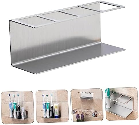 Stainless Steel Toothbrush Holder with Slots