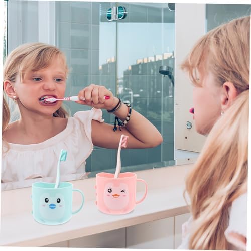 4-Piece Kids Toothbrush Gargle Cup Set
