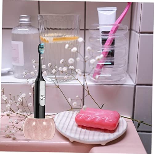 Sturdy and elegant 2Pcs Marbled Toothbrush Rack for Household Use