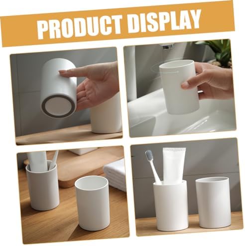 PP Toothbrush Holder 2-Piece Microplastic Durable Safe