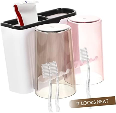 Zerodeko Wall Toothbrush and Cup Holder Organizer