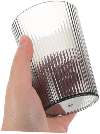 Zerodeko 2pcs Clear Toothbrush Cup Holder