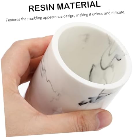 Unique Gargle Cup - Adorable Marbling Bathroom Brush Holder for Kids