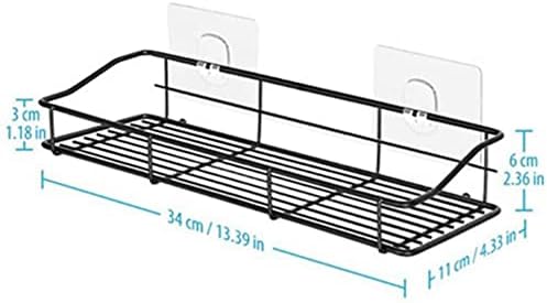 Stylish and Durable Wall-Mounted Shower Caddy No-Screw Organizer