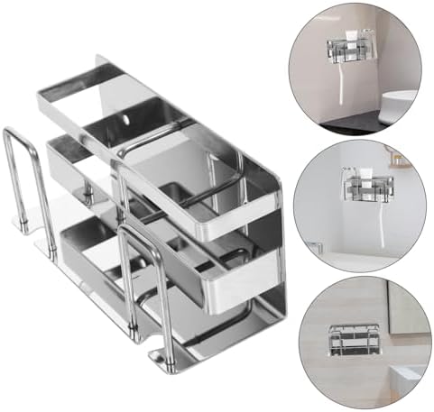 STOBAZA Stainless Steel Wall-Mounted Tooth Holder
