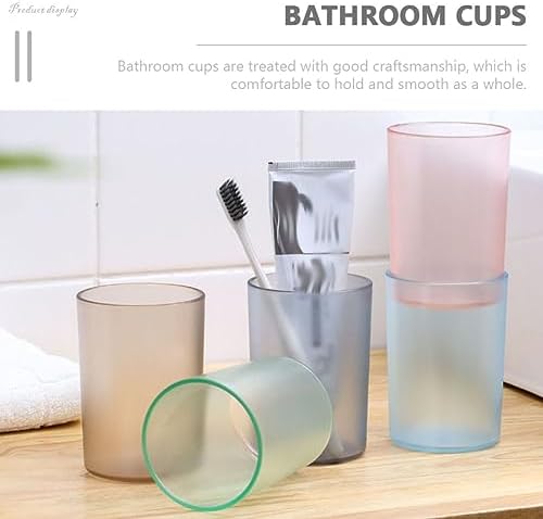 Modular Plastic Toothbrush Mouthwash Holder Grey