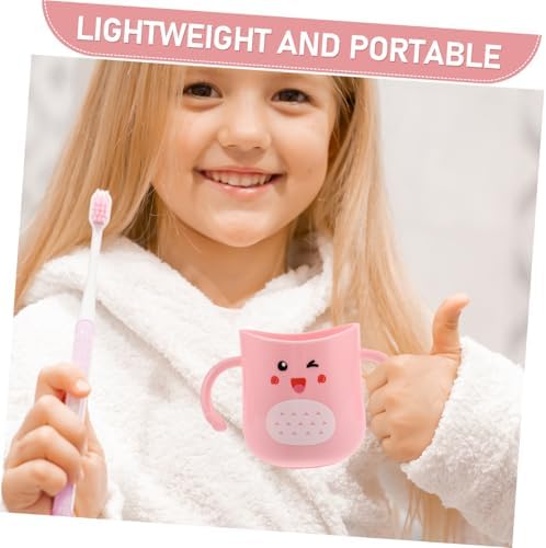 Abaodam Toothbrush Cup Cute Cartoon Design - Perfect for Boys Girls