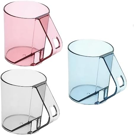 3-Piece Set of Sky Blue Toothbrush Holder