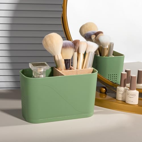 Eco-Friendly Electric Toothbrush Holder with Bamboo Design