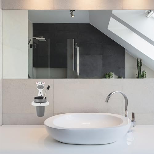 Elegant Wall-Mounted Toothbrush Holder for Boys Girls