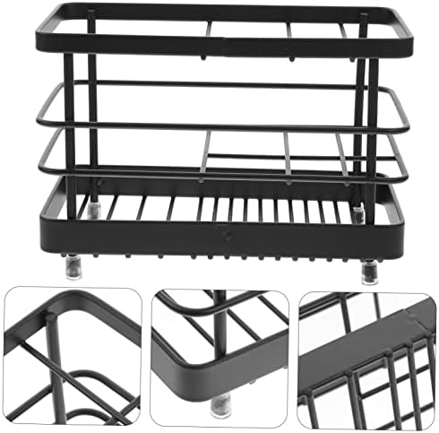 Space-Saving Iron Toothbrush Holder Stand