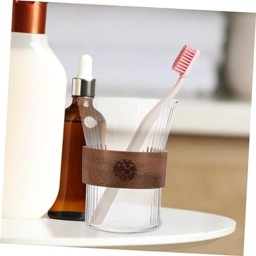 Happyyami Bathroom Mouthwash Toothbrush Holder - Comfortable Design Easy to Clean