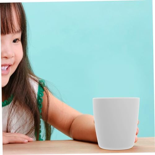 4-Piece SilicaNoesable Toothbrush Cup Set for Boys and Girls