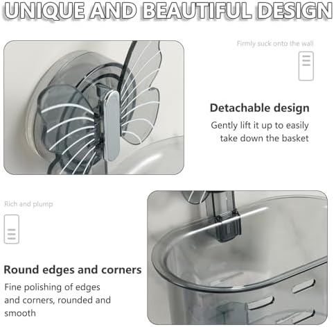 Suction Toothbrush Holder QENWKXZ - Drill-Free Space-Saving Easy to Mount