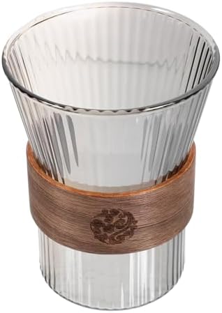 Elegant Glass Toothbrush Mouthwash Cup