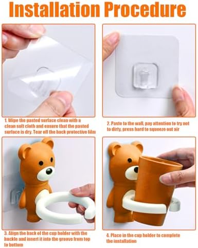 Mini Cartoon Fox Toothbrush Holder