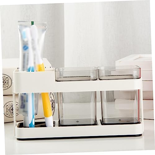 BRIGHTFUFU - Toothbrush Gargle Cup Holder Storage System