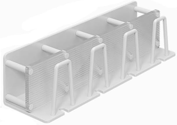 Lovulife Wall-Mounted Acrylic Toothbrush Holder Bathroom Organizer