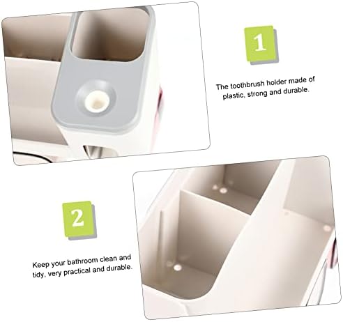 Perfect multi-functional wall-mounted toothbrush holder for space-saving bathroom solutions