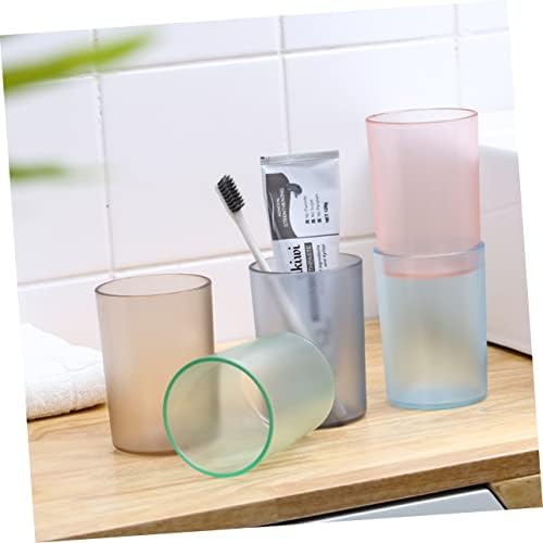 Elegant Transparent Toothbrush Cup for Adults and Kids