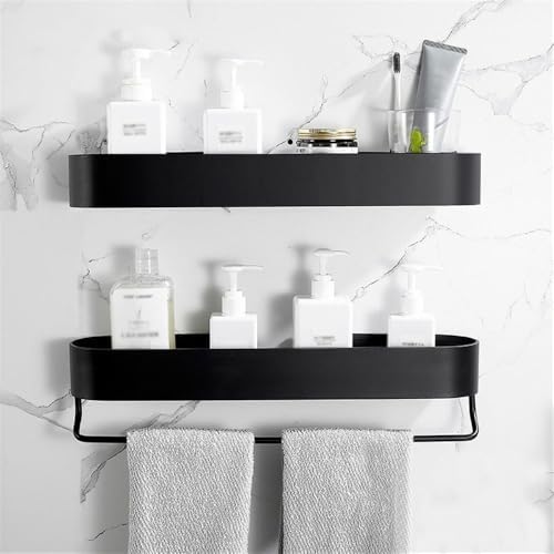 Bathroom Organizer with Towel Bar