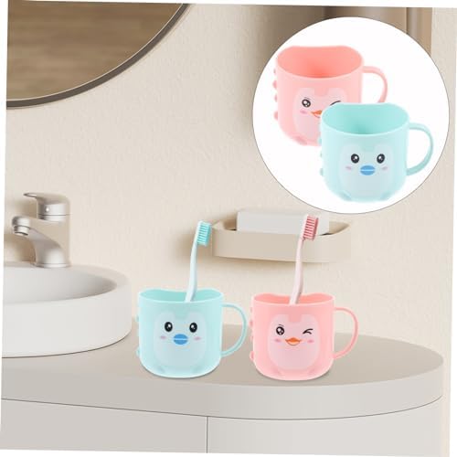 4-Piece Kids Toothbrush Gargle Cup Set